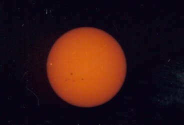 Pre-Eclipse with Sunspots